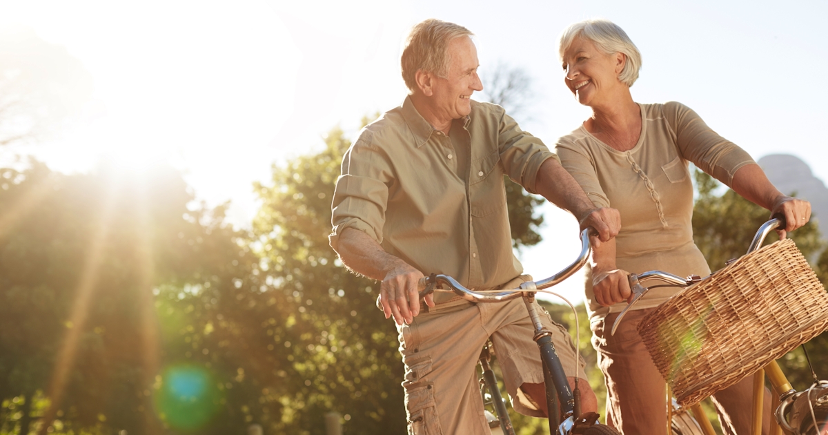 They love taking bike rides together